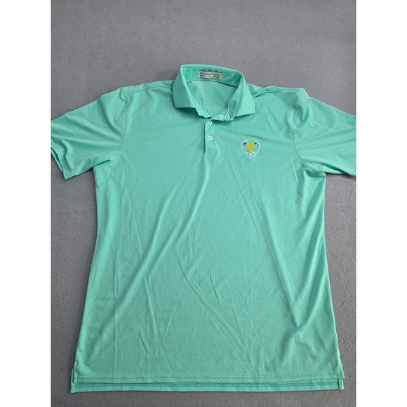 Holderness & Bourne Other - Holderness & Bourne Polo Shirt Mens XL Mint Green Stretch Logo Golf Performance